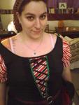 gin costume close up
